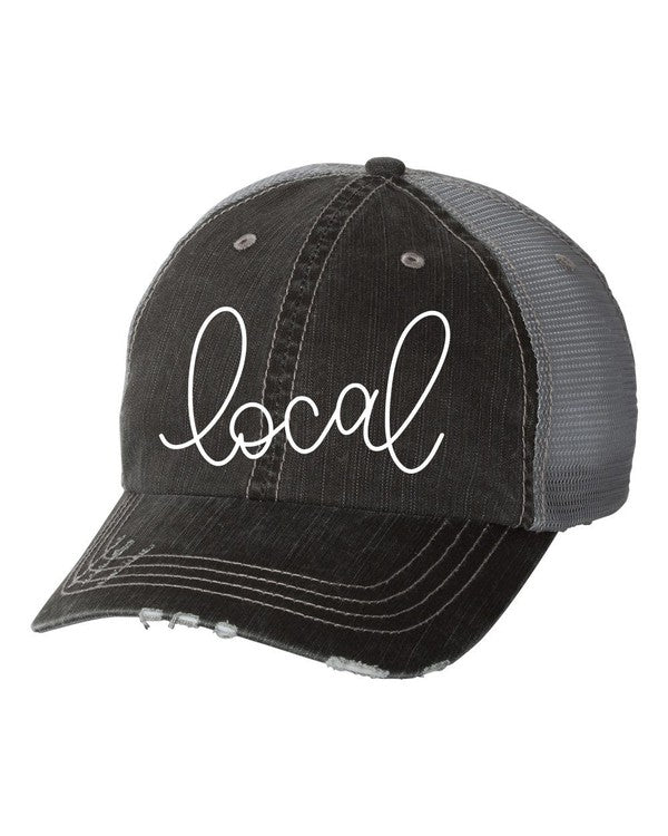 Local Embroidered trucker hat