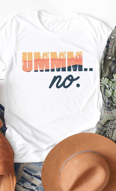 Retro ummmm no graphic tee PLUS