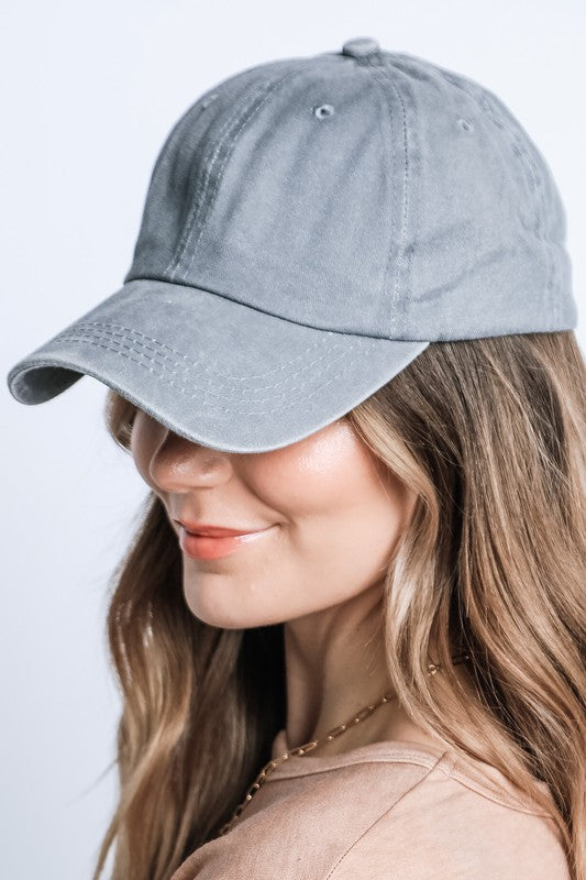 VINTAGE BASIC WASHED CAP