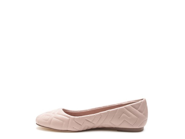 Janice Quilted Ballerina Flats