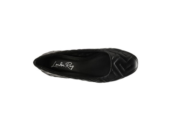 Janice Quilted Ballerina Flats