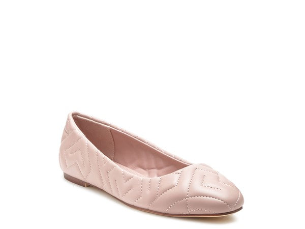 Janice Quilted Ballerina Flats