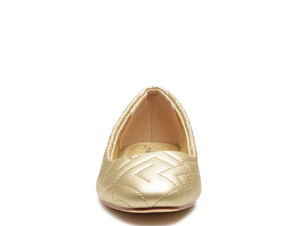 Janice Quilted Ballerina Flats