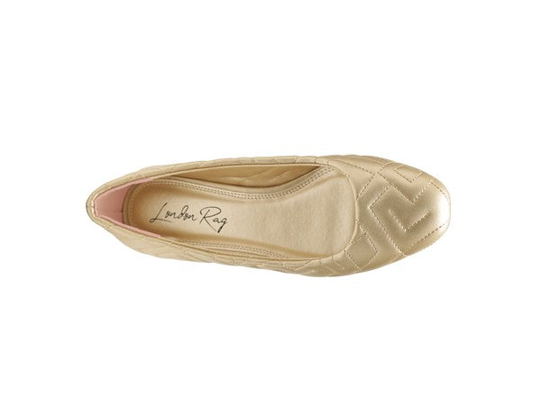 Janice Quilted Ballerina Flats