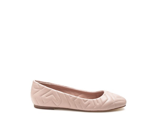 Janice Quilted Ballerina Flats