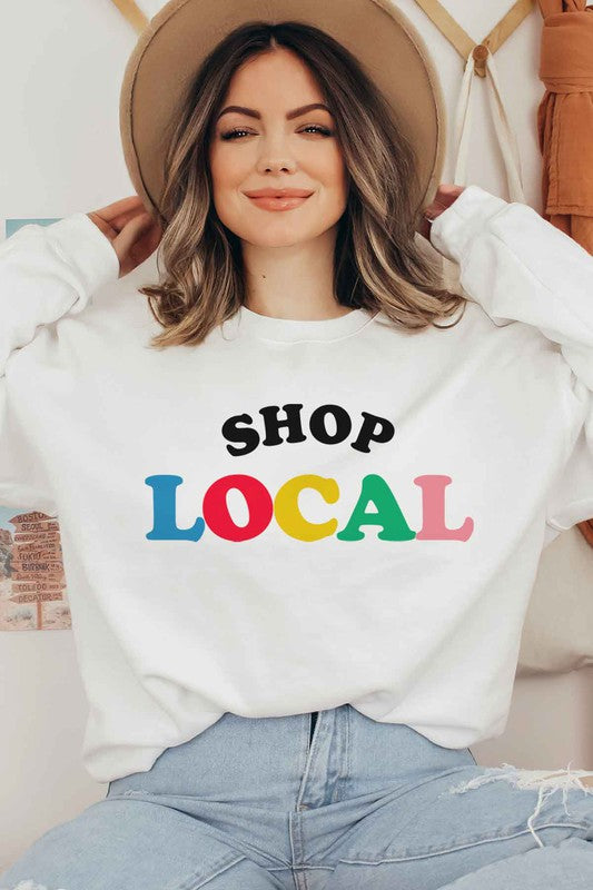 SHOP LOCAL SWEATSHIRT PLUS SIZE