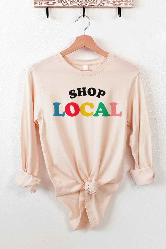 SHOP LOCAL LONG SLEEVE TEE