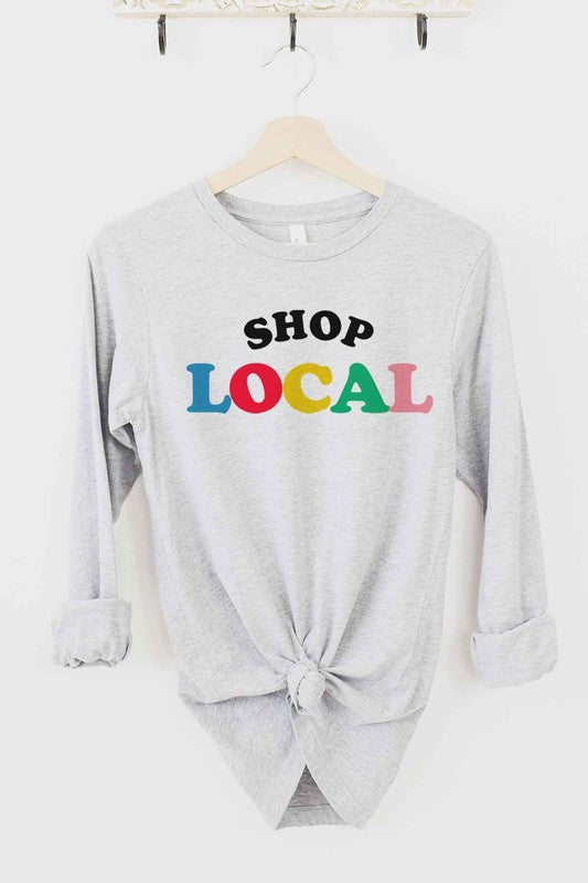 SHOP LOCAL LONG SLEEVE TEE