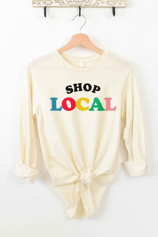 SHOP LOCAL LONG SLEEVE TEE