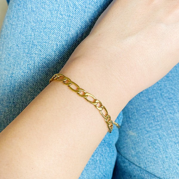 Refined Cuban Chain Bracelet