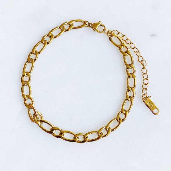 Refined Cuban Chain Bracelet