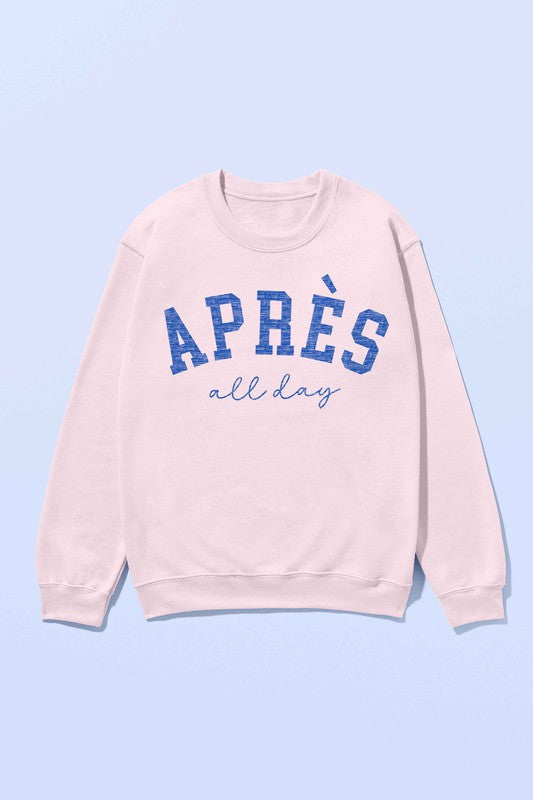 APRES SKI ALL DAY OVERSIZED SWEATSHIRT