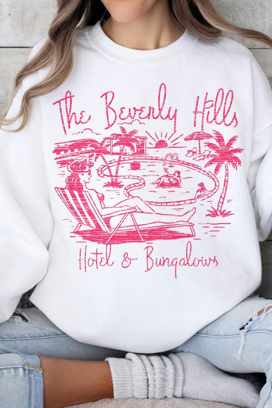 BEVERLY HILLS GRAPHIC SWEATSHIRT