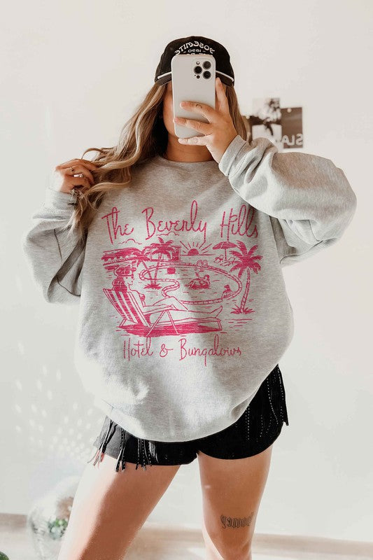 BEVERLY HILLS GRAPHIC SWEATSHIRT