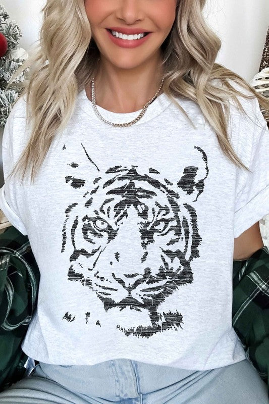 TIGER OVERSIZED GRAPHIC TEE