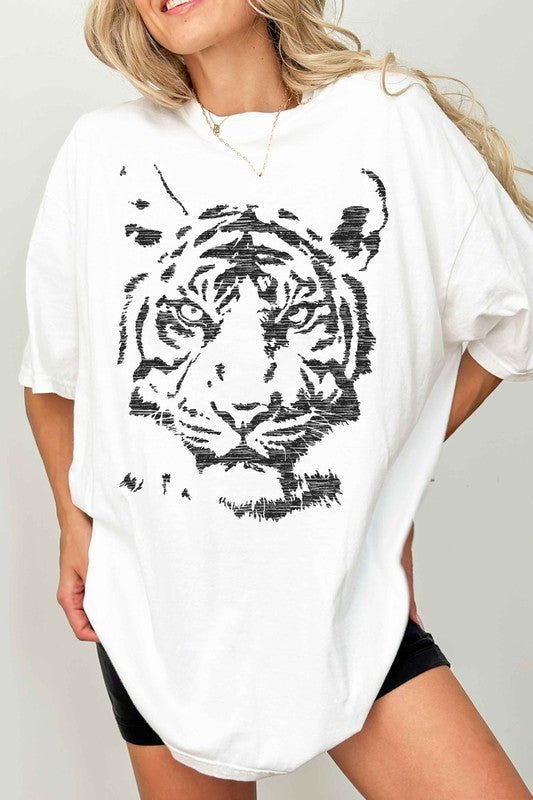 TIGER OVERSIZED GRAPHIC TEE