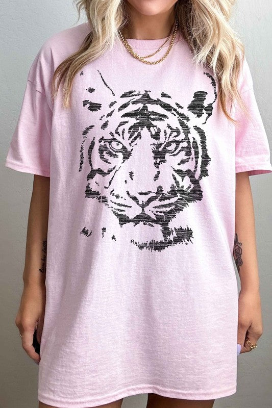 TIGER OVERSIZED GRAPHIC TEE