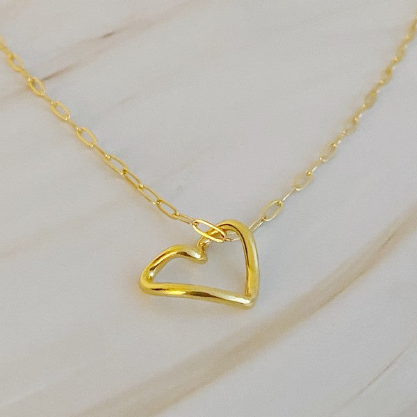 Heart And Chain Necklace