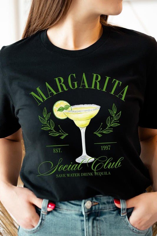 Margarita Social Club Cocktail Graphic T Shirts