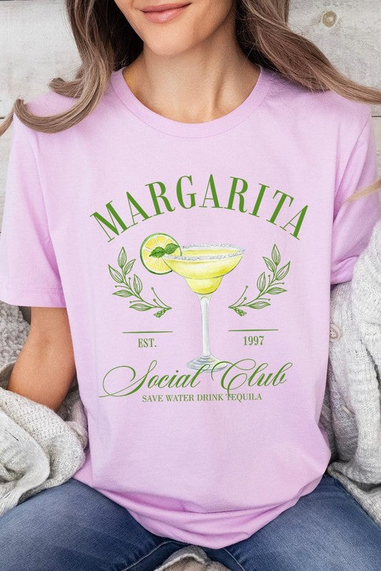 Margarita Social Club Cocktail Graphic T Shirts