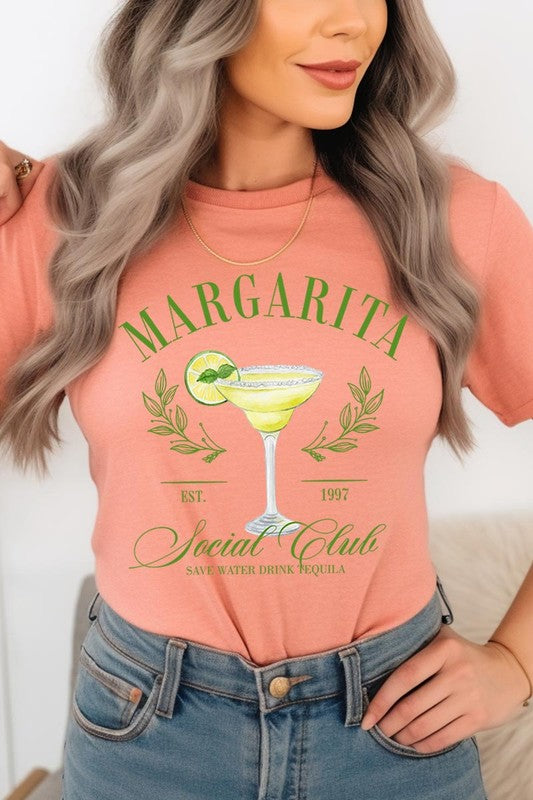 Margarita Social Club Cocktail Graphic T Shirts