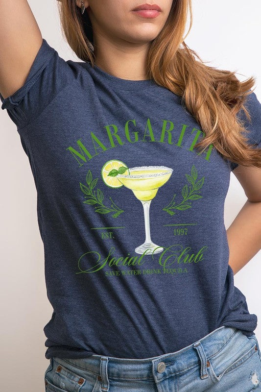 Margarita Social Club Cocktail Graphic T Shirts