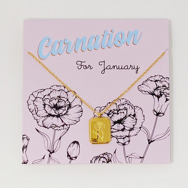 Blooming Birth Month Necklace