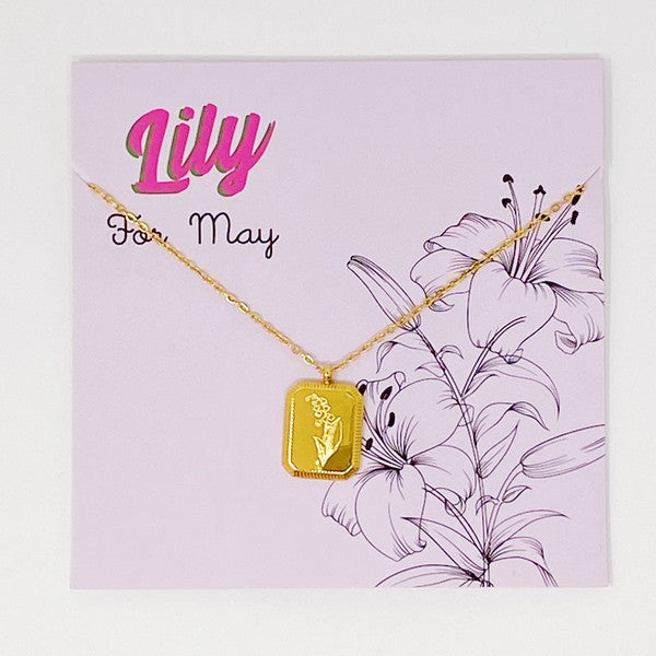 Blooming Birth Month Necklace